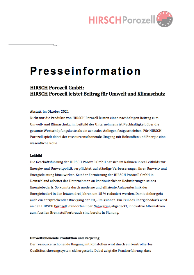 Presseinfo
